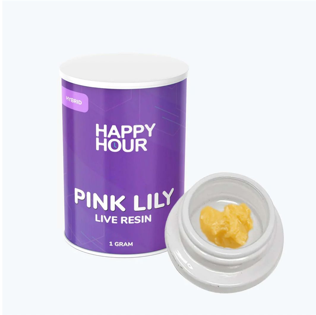 1g HAPPY HOUR-Pink Lily Live Resin