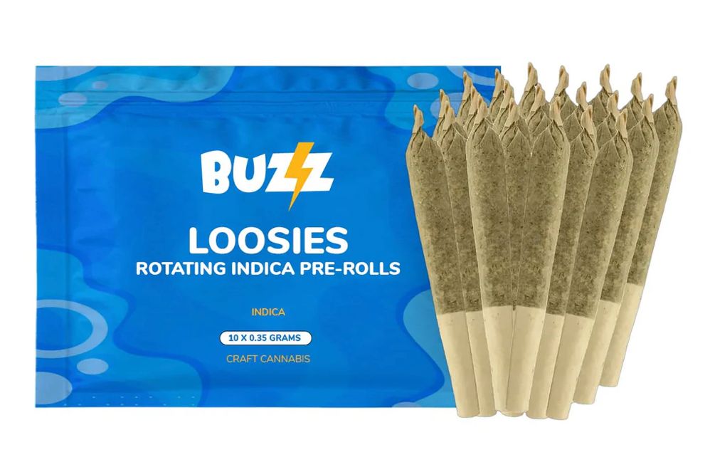 3.5g BUZZ-Loosies Rotating Indica PR 10x.35g