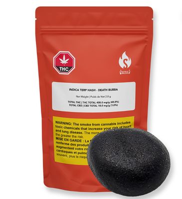 2g SIZZLE-Death Bubba | Terp Hash Indica  ON SALE! $5 OFF!