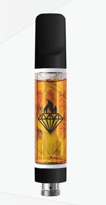1g DYMOND-Strawberry Clouds Live Resin + Distillate Ceramic Vape Cartridge