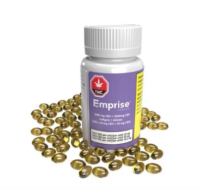 32g EMPRISE-CBN 10 + CBD 50 Softgels 100/pack