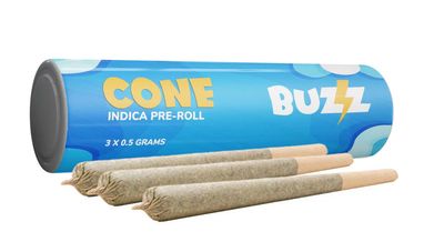 1.5g BUZZ-Cones Cherry OG | Indica Rotating Strains PR 3x.5g