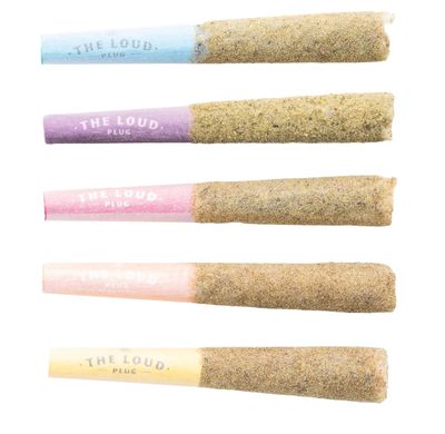 2.5g THE LOUD PLUG-Drippyz Multipack Hash+Diamond Infused PR 5x.5g