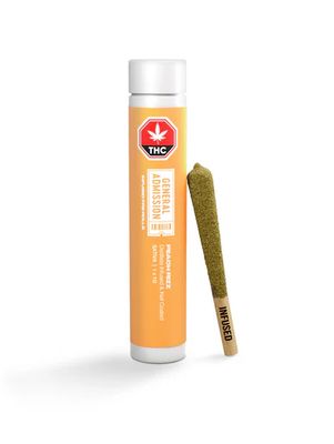 1g GENERAL ADMISSION-Peach Rizz Hash+Distillate Infused PR 1x1g