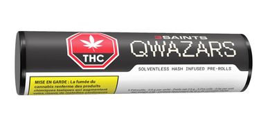 2.5g 3SAINTS-Qwazars Solventless Hash Infused (Rotating Strains) PR 5x.5g