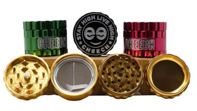 GRINDER | CHEECH &amp; CHONG-4pc Large Metal Grinder 2.5"