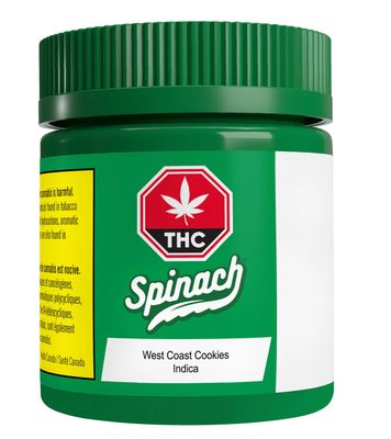 3.5g SPINACH-West Coast Cookies