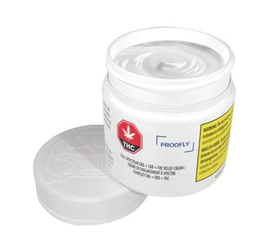 100g PROOFLY-Full Spectrum CBG+CBD+THC Relief Cream