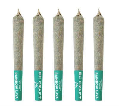 2.5g VALHALLA-Rainbow Lava Diamond &amp; Terp Sauce Infused PR 5x.5g