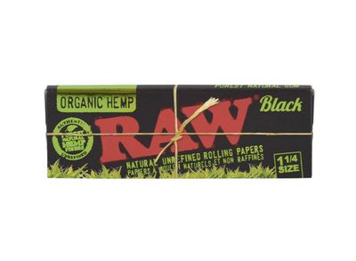RAW-Organic Black Premium Papers | 1¼ Size
