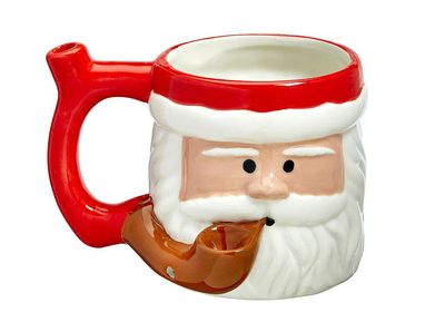 CERAMIC MUG PIPE | Santa Christmas Mug