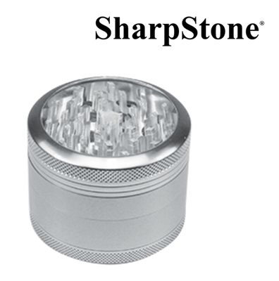 GRINDER | SHARPSTONE Glass Top Large 4-piece 2.5" VARIOUS COLOURS