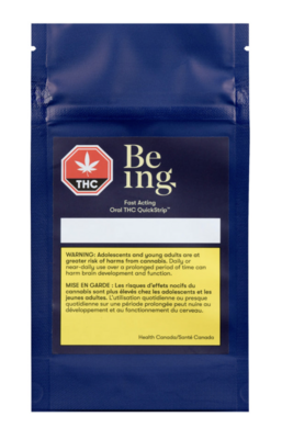 .85g BEING-THC Oral Quick Strips 10pack