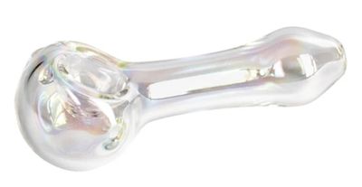 4" RED EYE - Iridescent Spoon Hand Pipe