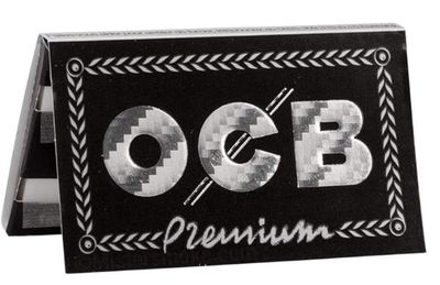 OCB-Black Premium Rolling Papers Single Wide Double