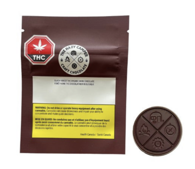 3.5g HAZY CAMPER-Black Forest THC Organic Dark Chocolate