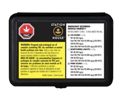6g STATION HOUSE-Sativa Daytime Express Variety Pack PR 12x.5g