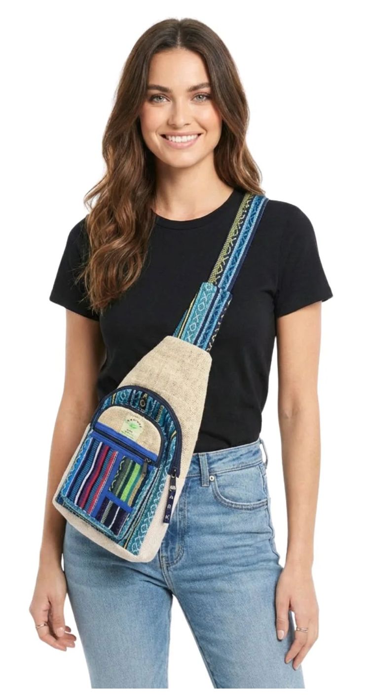 SALMO CANNABIS-Crossbody Backpack