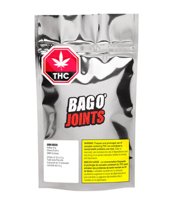 8g BIG BAG O’ BUDS-Bag O’ Joints GMO Kush (Zesty Parm) PR 20x.4g