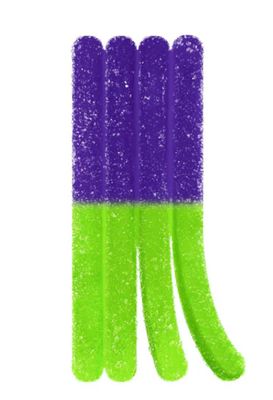 10g OLLI-Sour Berry Dreamy Limeade THC:CBN Chews
