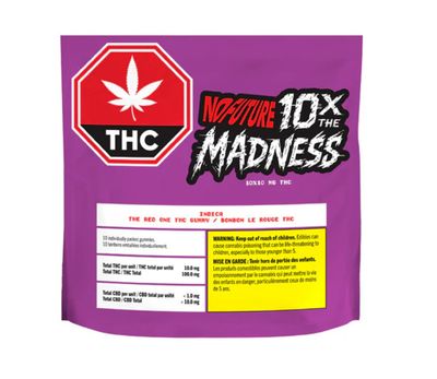 100g NO FUTURE-The Red One 10/pack | 100mg THC