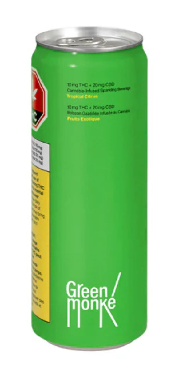 350ml GREEN MONKE-Tropical THC:CBD 1:2