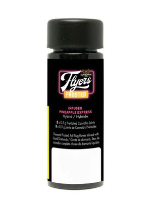1.5g CLAYBOURNE-Frosted Flyers Pineapple Express Diamond Infused PR 3x.5g