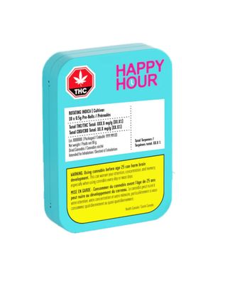 5g HAPPY HOUR-Indica (Rotating Strains) PR 10x.5g