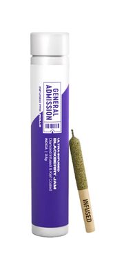 .5g GENERAL ADMISSION-Blackberry Jam Kief+Diamond Infused PR 1x.5g