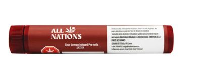 1.5g ALL NATIONS-Sour Lemon Diamond Infused PR 3x.5g