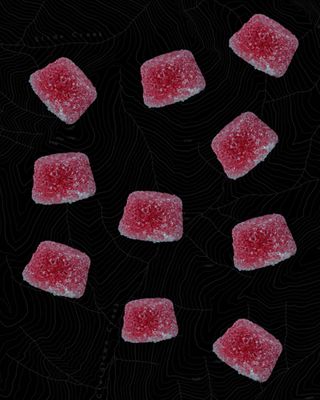 40g SWEETGRASS ORGANIC-Elderberry Spruce Cured Resin 1:1:1 Vegan Gummies 10/pk | 100mg THC