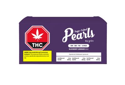 175g PEARLS-Blackberry Lemonade THC:CBD:CBN Chews 50/pack | 100mg THC