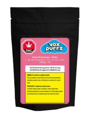 1.2g VOX-Tango Strawmango Disposable Vape Pen