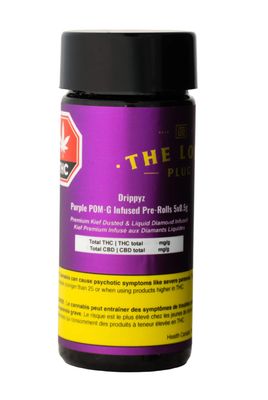 2.5g THE LOUD PLUG-Drippyz Purple Pom-G Infused PR 5x.5g