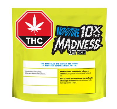 100g NO FUTURE-The SOUR Blue One Live Rosin 10/pack | 100mg THC