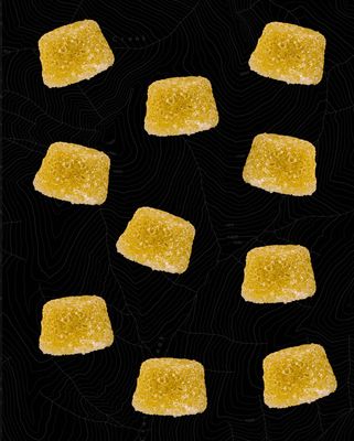 40g SWEETGRASS ORGANIC-Lavender Lemon Balm Cured Resin 1:1:1 Vegan Gummies 10/pk | 100mg THC