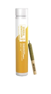 .5g GENERAL ADMISSION-Pineapple Drift Diamond + Hash Infused PR 1x.5g