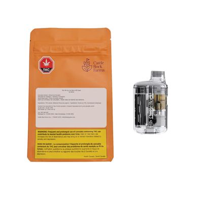 1g CASTLE ROCK-Pick Me Up Live Resin Liquid Diamond Disposable Vape