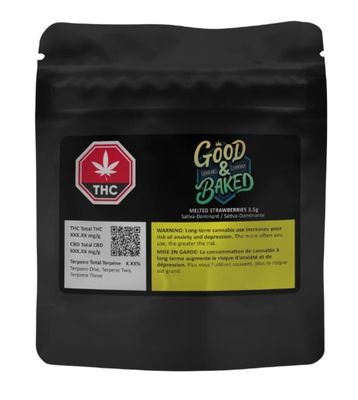3.5g GOOD &amp; BAKED-Melted Strawberries