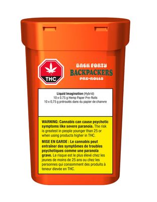 7.5g BACK40-Liquid Imagination PR 10x.75g