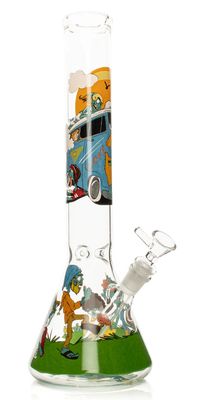 15” RED EYE GLASS-Bong of the Living Dead Beaker Bong