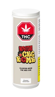 100g NO FUTURE-Red CBG50 Cluster Chews 10