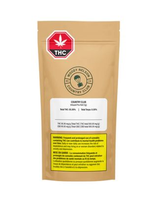 1g WOODY NELSON-Country Club Bubble Hash Infused (Rotating Strains) PR 1x1g