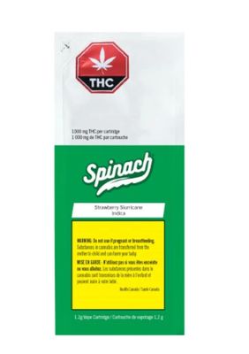 1.2g SPINACH-Strawberry Slurricane Vape Cartridge