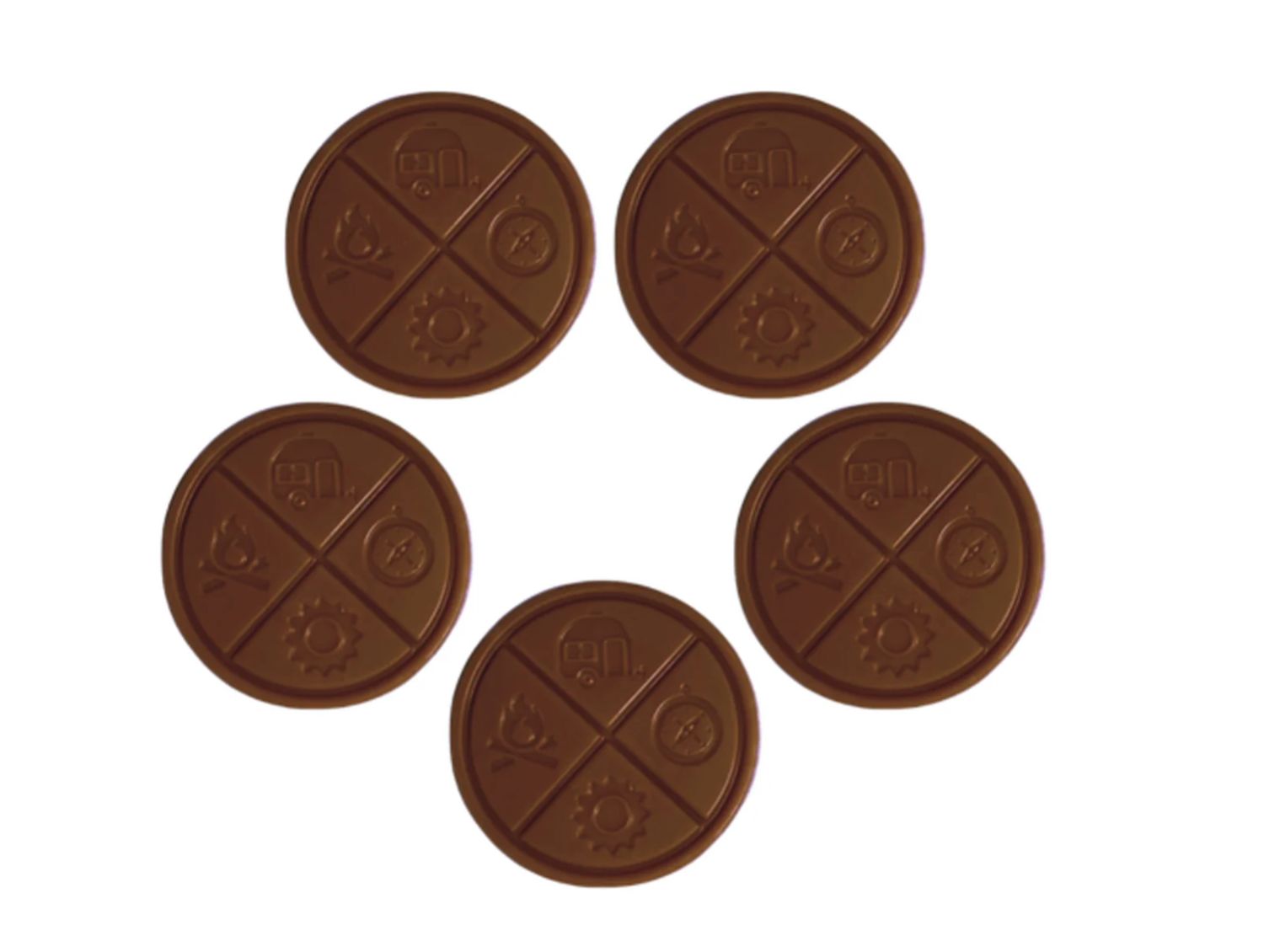 5g HAZY CAMPER-Milk Chocolate 5/pack