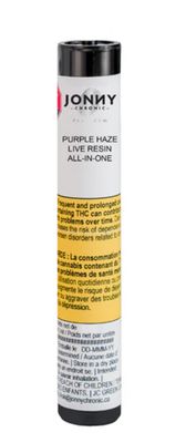 .5g JONNY CHRONIC-Purple Haze Live Resin Disposable Vape Pen