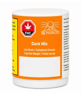 1g ROSEBUD-Dank Mix Live Rosin