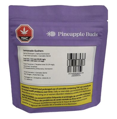 3.5g PINEAPPLE BUDS-Lemonade Gushers