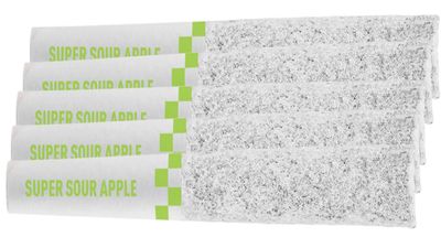 2.5g CLAYBOURNE-Frosted Flyers Sour Apples Infused PR 5x.5g