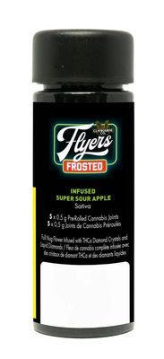 2.5g CLAYBOURNE-Frosted Flyers Sour Apples Infused PR 5x.5g